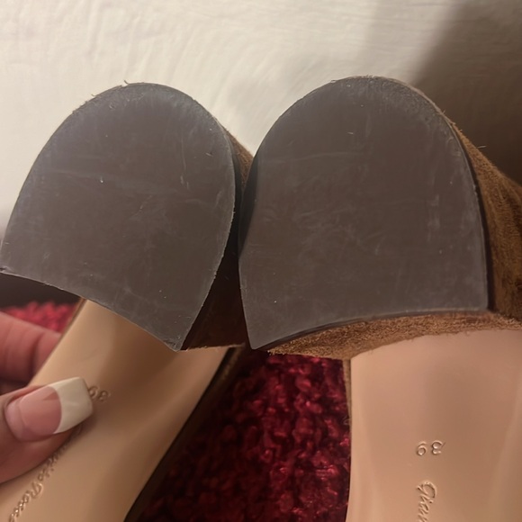 Gianvito Rossi Versilia 60 Sandals Tan Suede sz 9 - Picture 8 of 16